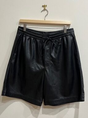 Nanushka Doxxi Faux Leather Shorts
